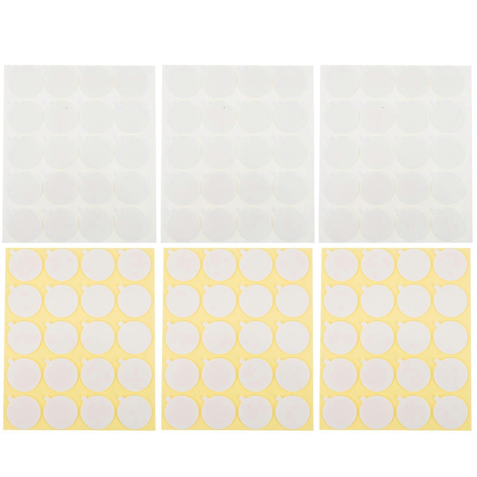 Candle Wick Stickers with Double Sided Adhesive for Soy Candles and Jars 6 Sheets