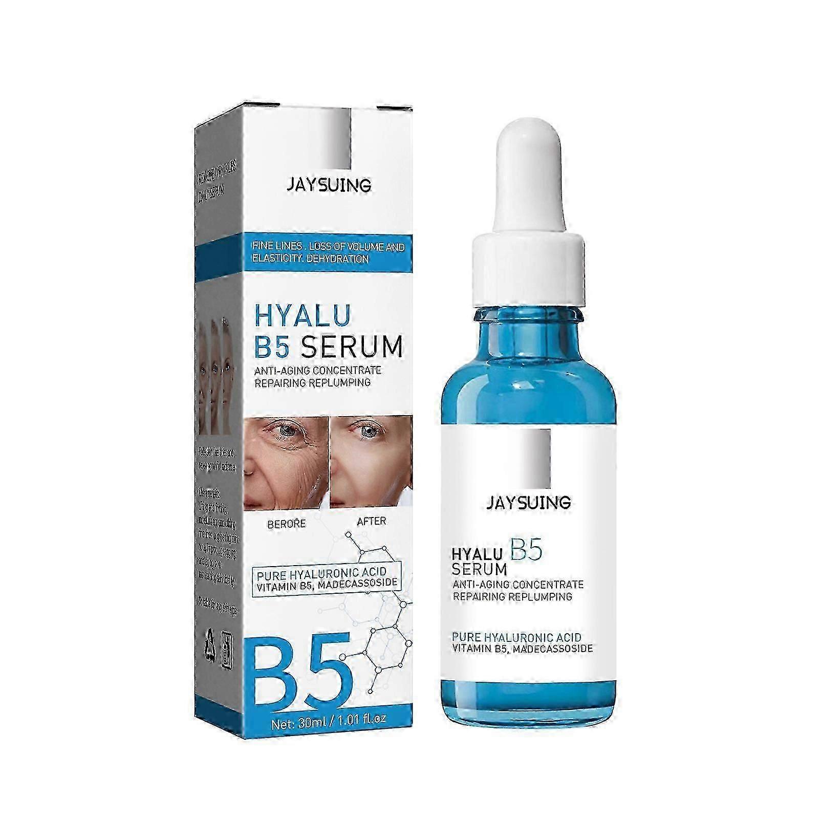 Hyalu B5 Serum, Hyaluronic ορός για το πρόσωπο με τη βιταμίνη B5, οροί, ενυδατικός ορός B5 στο ξηρό δέρμα, ορός ματιών προσώπου φροντίδας δέρματος