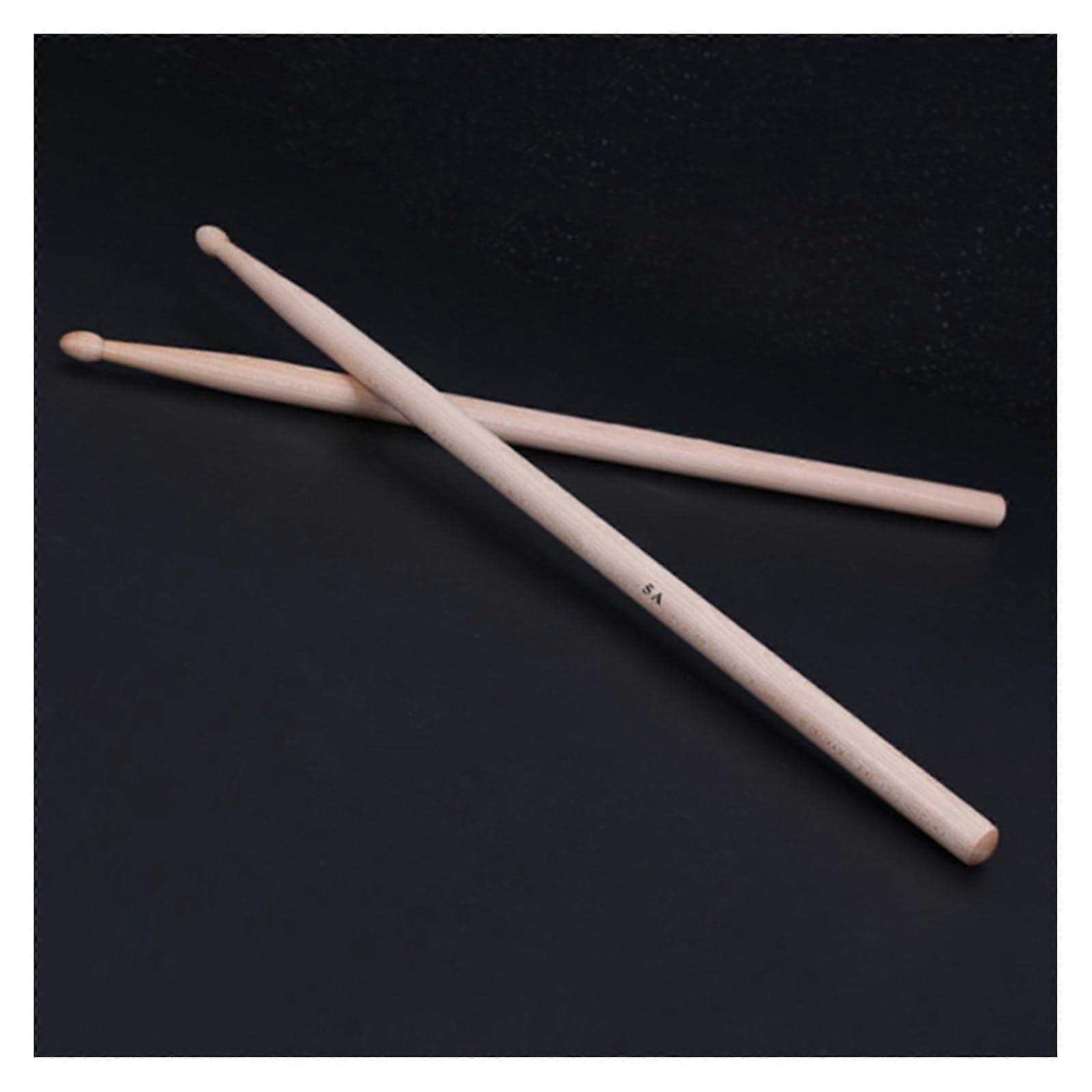 Professional Drumsticks, 1 Pair 5A Maple Drum Set, Silent Drum Sticks, Portable Jazz Drum Practice Drumsticks