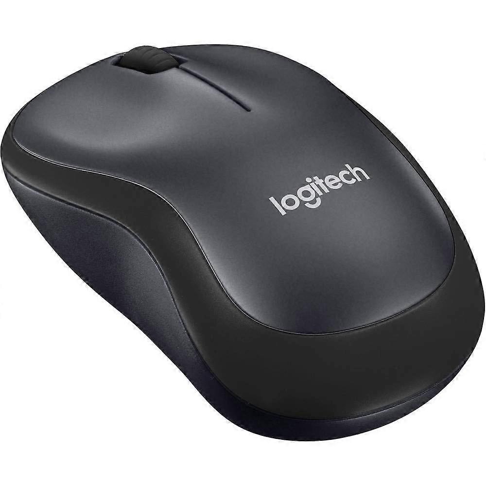 B220 Silent Wireless Mouse, 2.4 GHz, 1000 dpi, Quiet Mark, 18month battery, ambidextrous, PC/Mac, black.