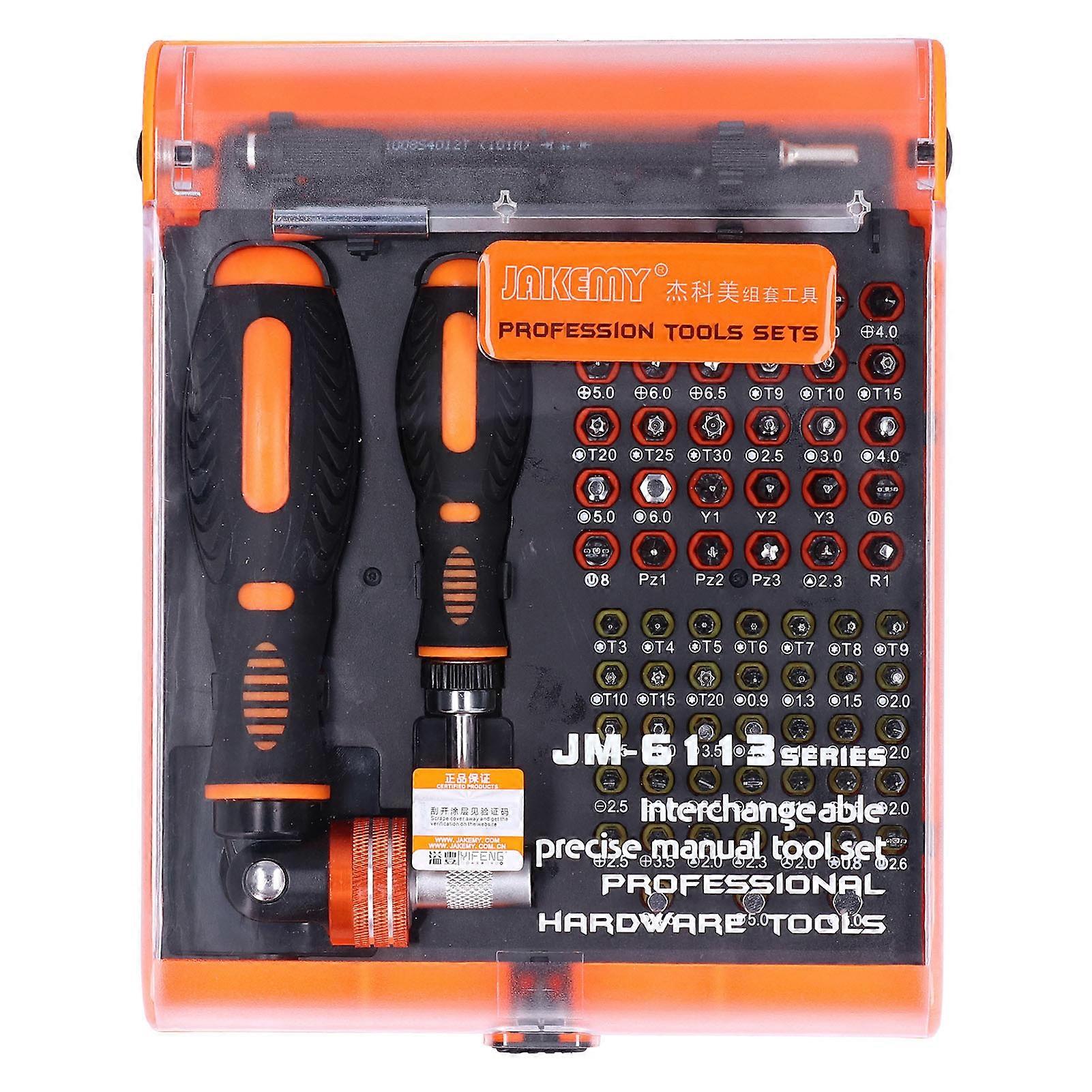 Screwdriver Bit Set Corrosion Resistant Ratchet Hardware Kit for Repairing JM‑6113