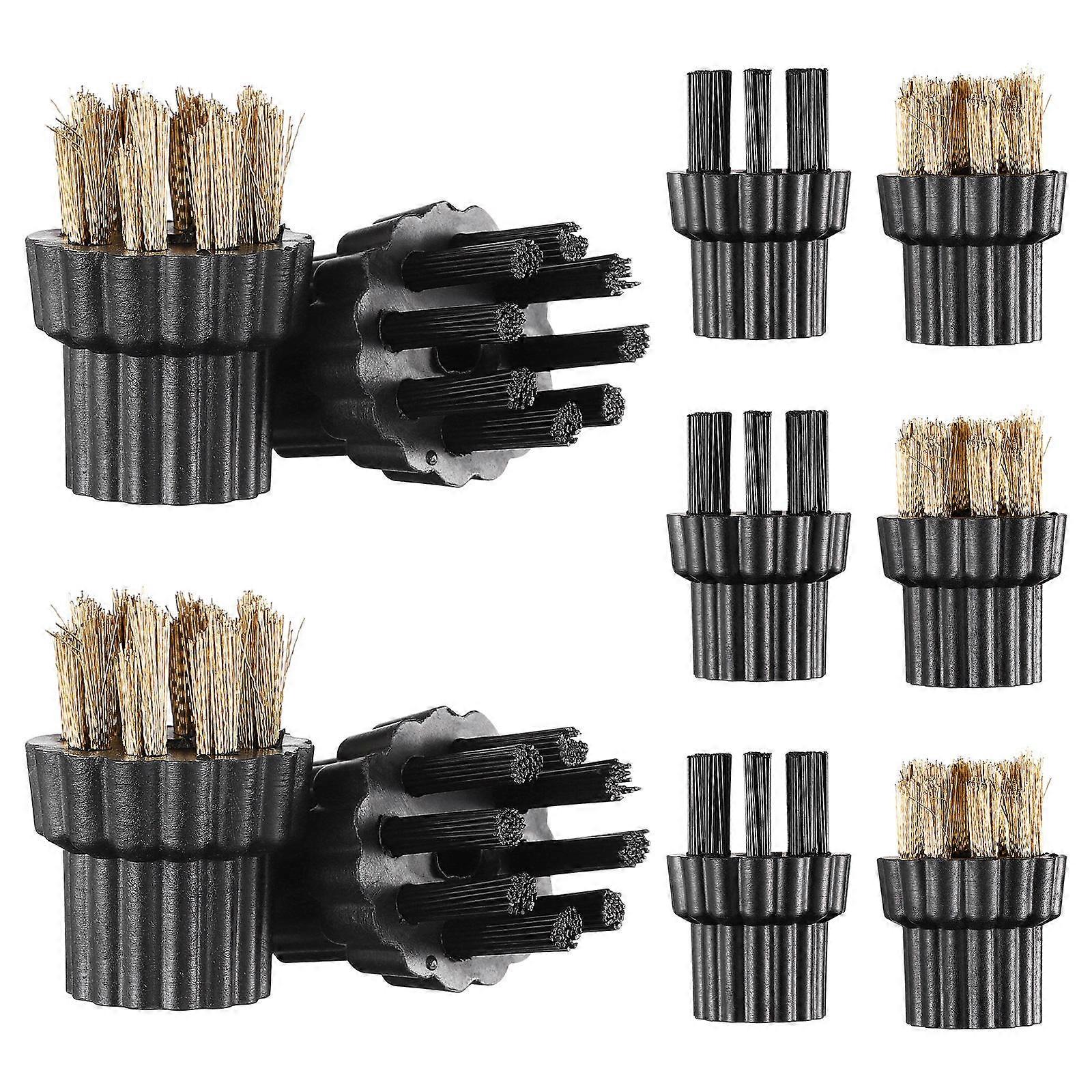 Multipurpose Cleaning Machine Brush Head for Home Use Constructed with Metal and Plastic Black