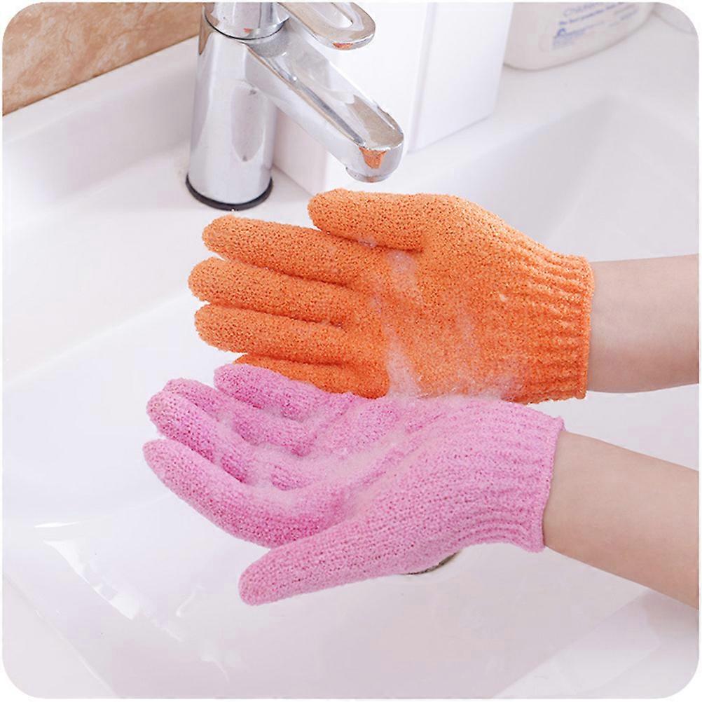 Body Exfoliator Bath Mitts With Textured Surface For Shower Bathing 1 Pair