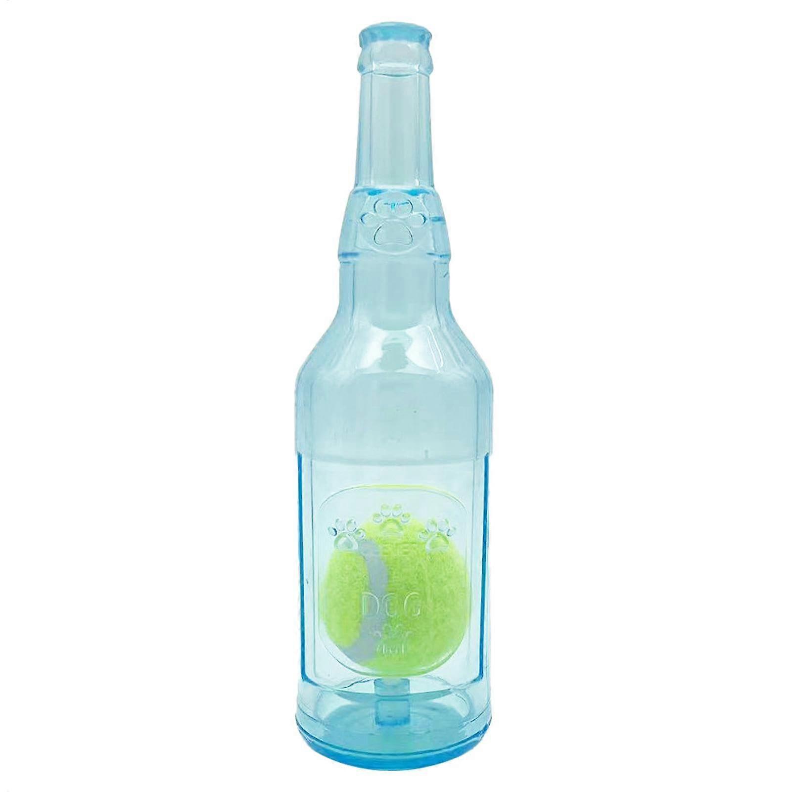 Dog Toy with Ball in a Bottle, Interactive Water Bottle Cruncher, Puppy Chew Toy, Puppy Chew Toy, Funny Toy for Birthday, Holiday, Playtime