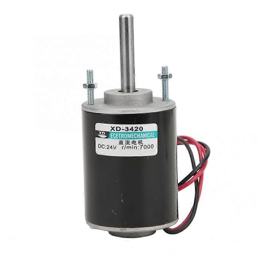 DC Motor, Electric Motor 12/24V 30W 3500RPM 7000RPM Permanent Magnet DC Motor Speed CW/CCW. Brushed DC Motor (24V 7000RPM).
