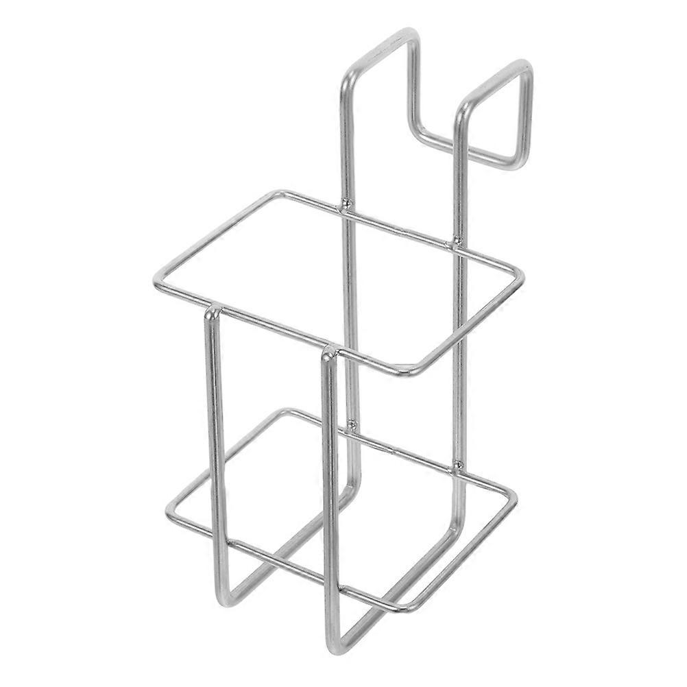 Wall Mounted Storage Rack Kitchen Utensil Hanger Simple Design Space Saving Bathroom Accessory 1Set