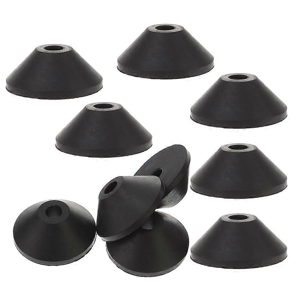 DIY Enthusiasts Conical Rubber Washers For Toilet Tank Parts Leakproof Sealing 10Pcs