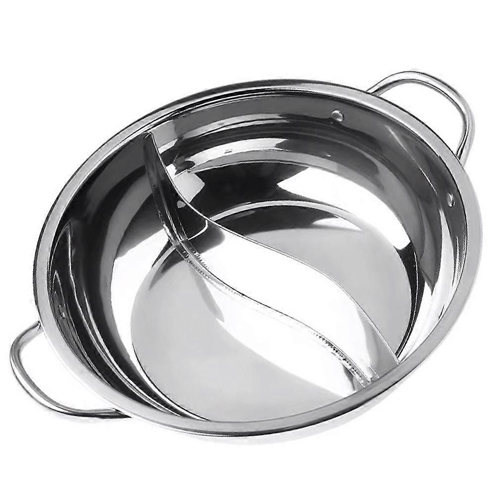 1Pc Pot Induction Cooker Stainless Steel Hot Pot Kitchenware