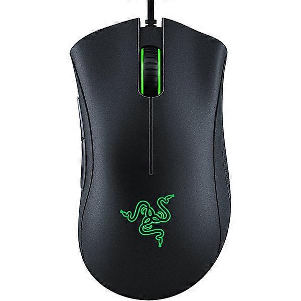 Souris gaming : Capteur optique 6400 DPI - 5 boutons programmables - Commutateurs mécaniques - Poignée latérale en caoutchouc - Noir
