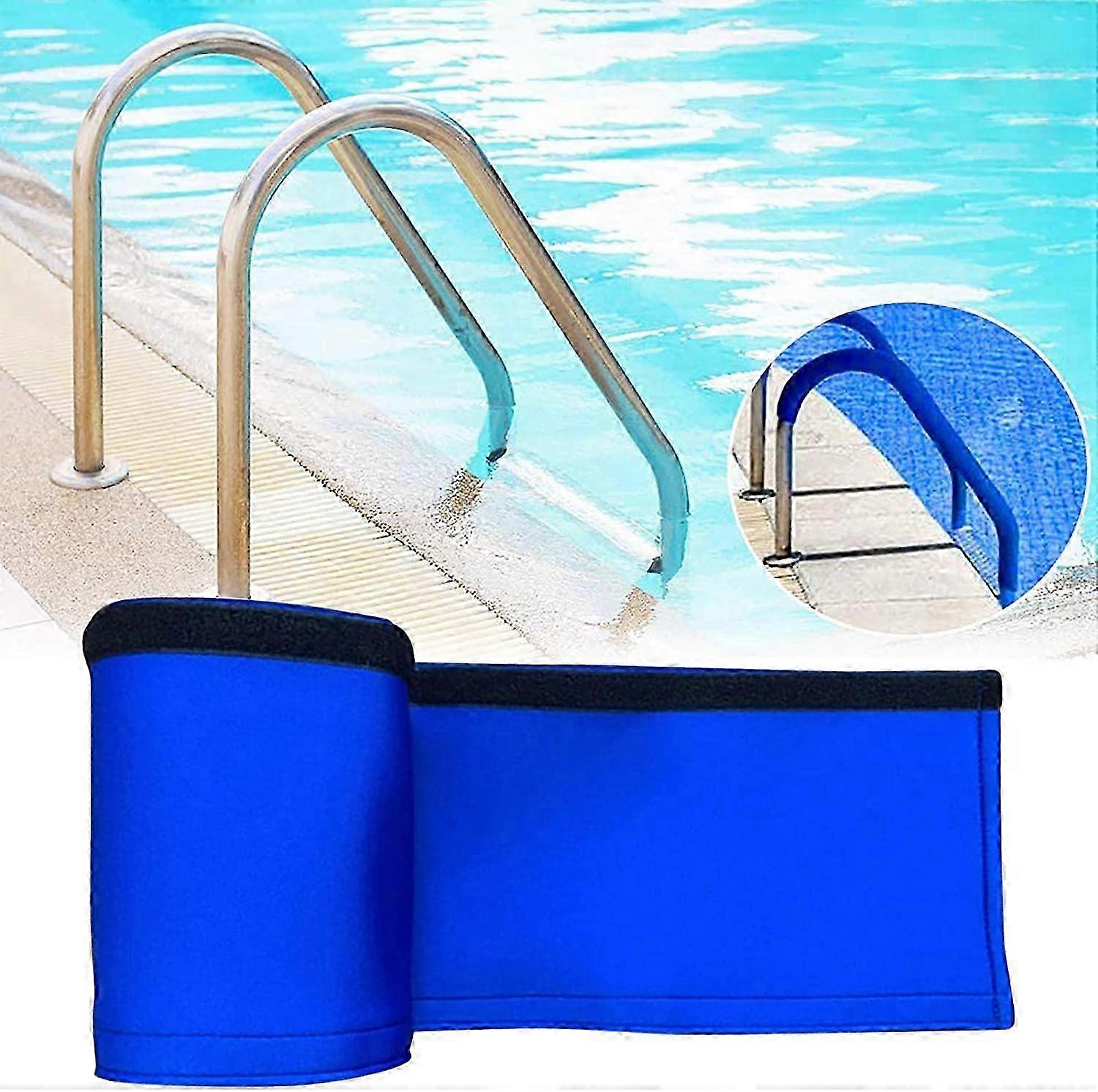 Swimming Pool Safety Handrail with Zipper Cover Ramp | 6ft Stair Rail for Easy Access