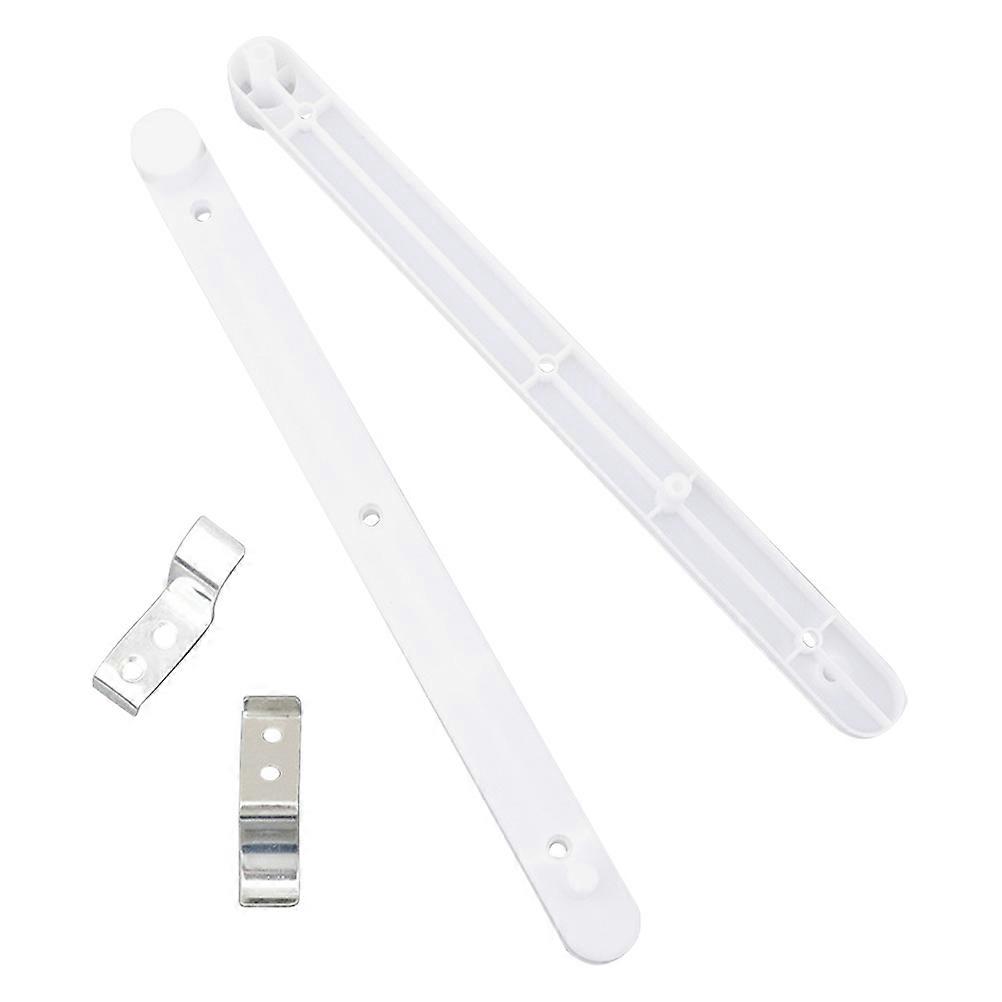 Flip Up Door Track for Cabinets, Hidden Side Mount Rails for Bookcases, Durable Plastic, Easy Installation, Smooth Sliding Performance