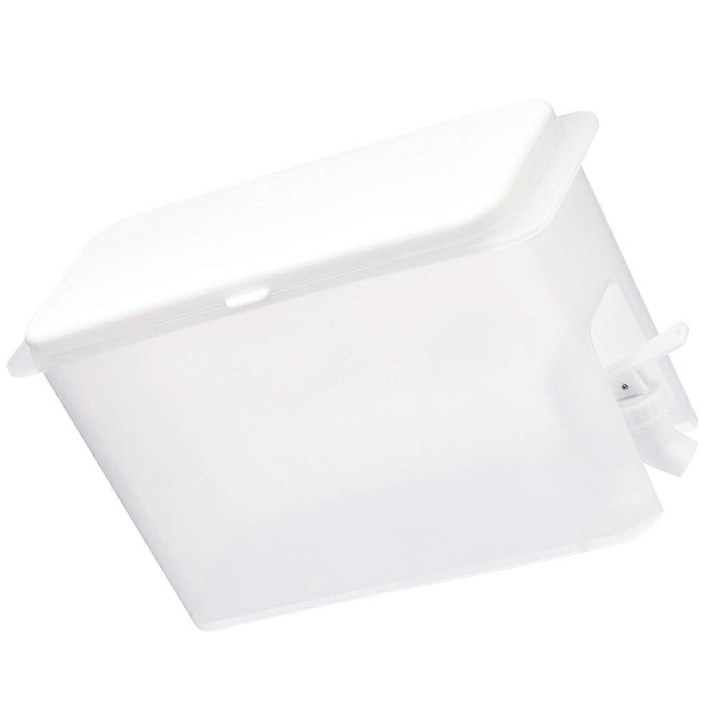 White PP Material Laundry Soap Dispenser Bottle for Storage Compact Portable and Leak Proof 0.5L