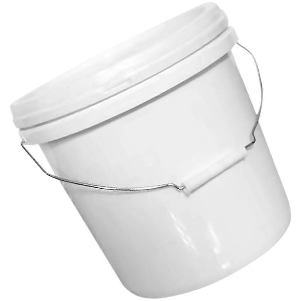 Plastic Bucket with Lid Farm Multipurpose Bucket Portable Plastic Water Buckets with Handle