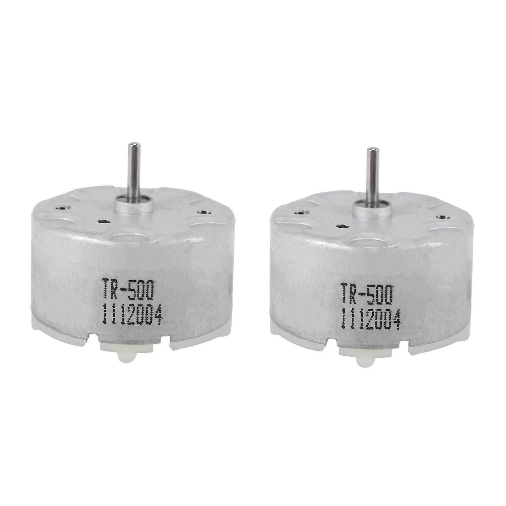 2X -500 TB-12560 DC 1.5 - 12 V 2700 U / MIN Idling speed 32 mm diameter DC motor silver