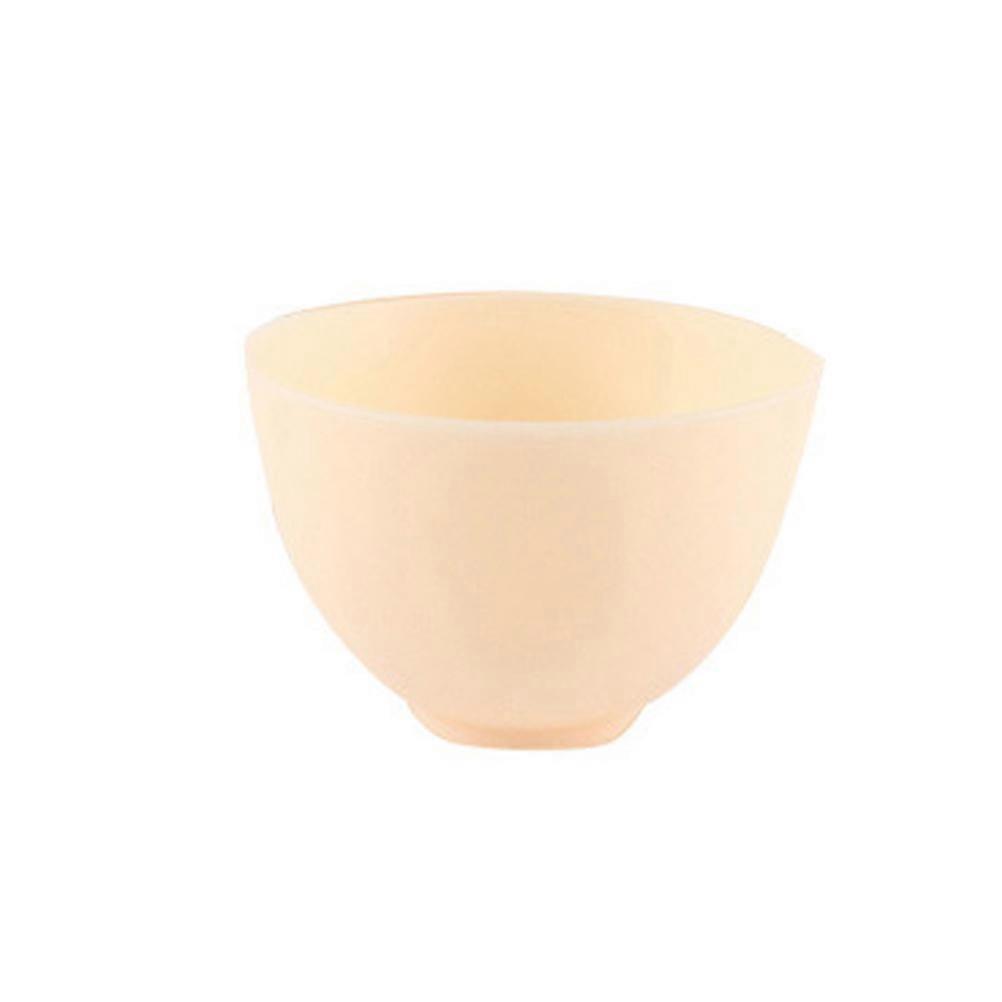 Yellow Silicone Bowl for Storage and Seasoning 12.5x8CM Microwave Dishwasher Safe Flexible Stable