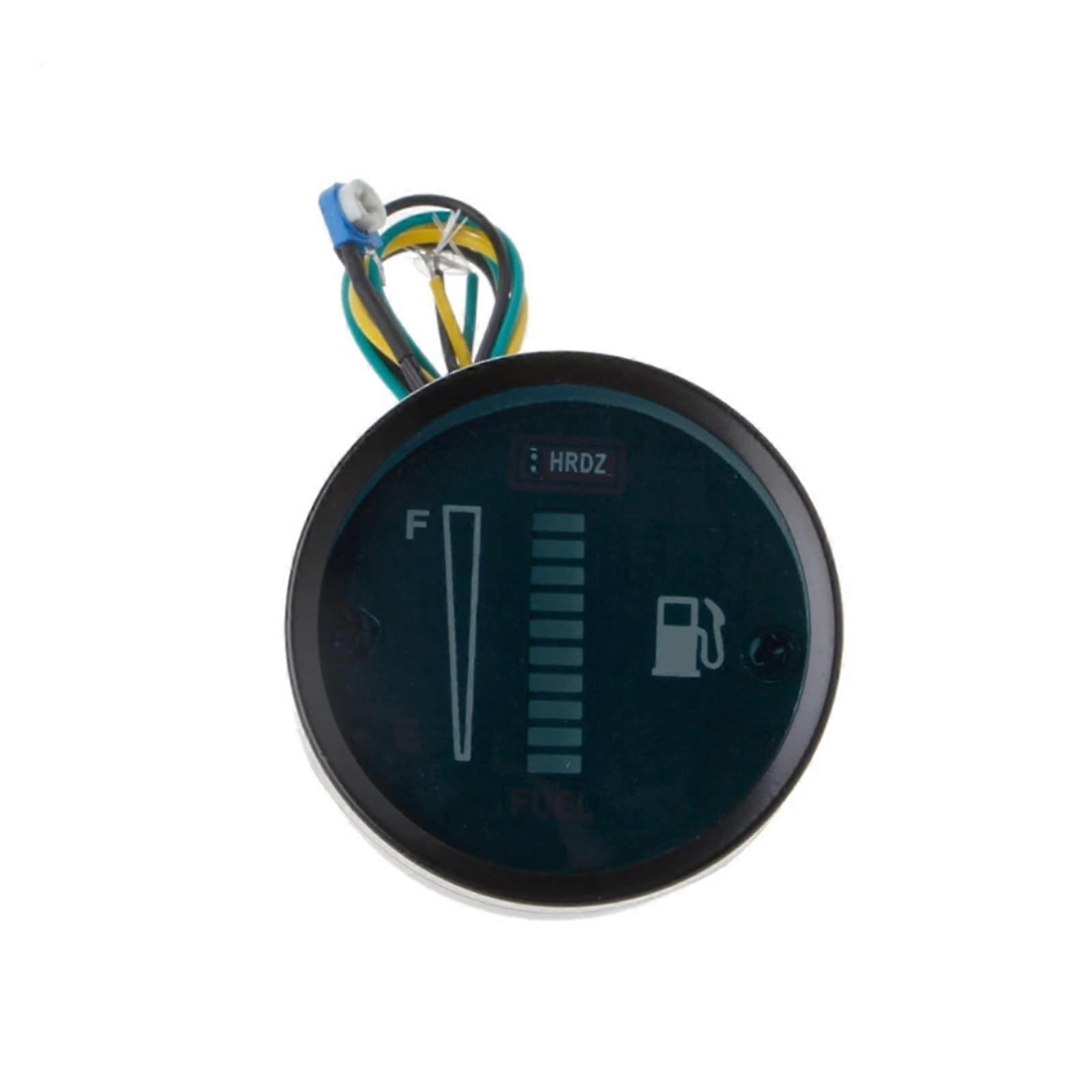 52mm Universal Auto/Motorcycle Fuel Gauge With 8-LED Indicator, 12V DC, GN Model