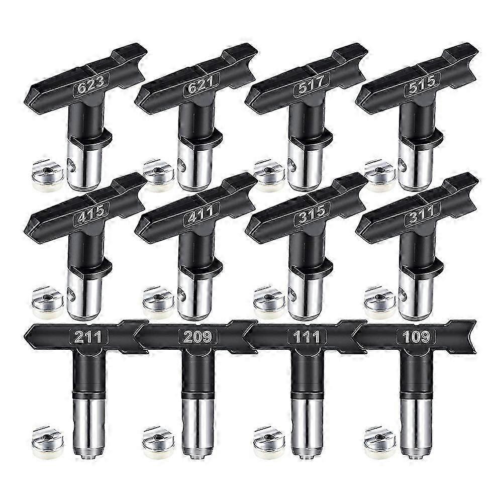 12Pcs Spray Tips Airless Paint Sprayer Tip Airless Nozzles Tip Paint for Airless Spraying Machine Pa
