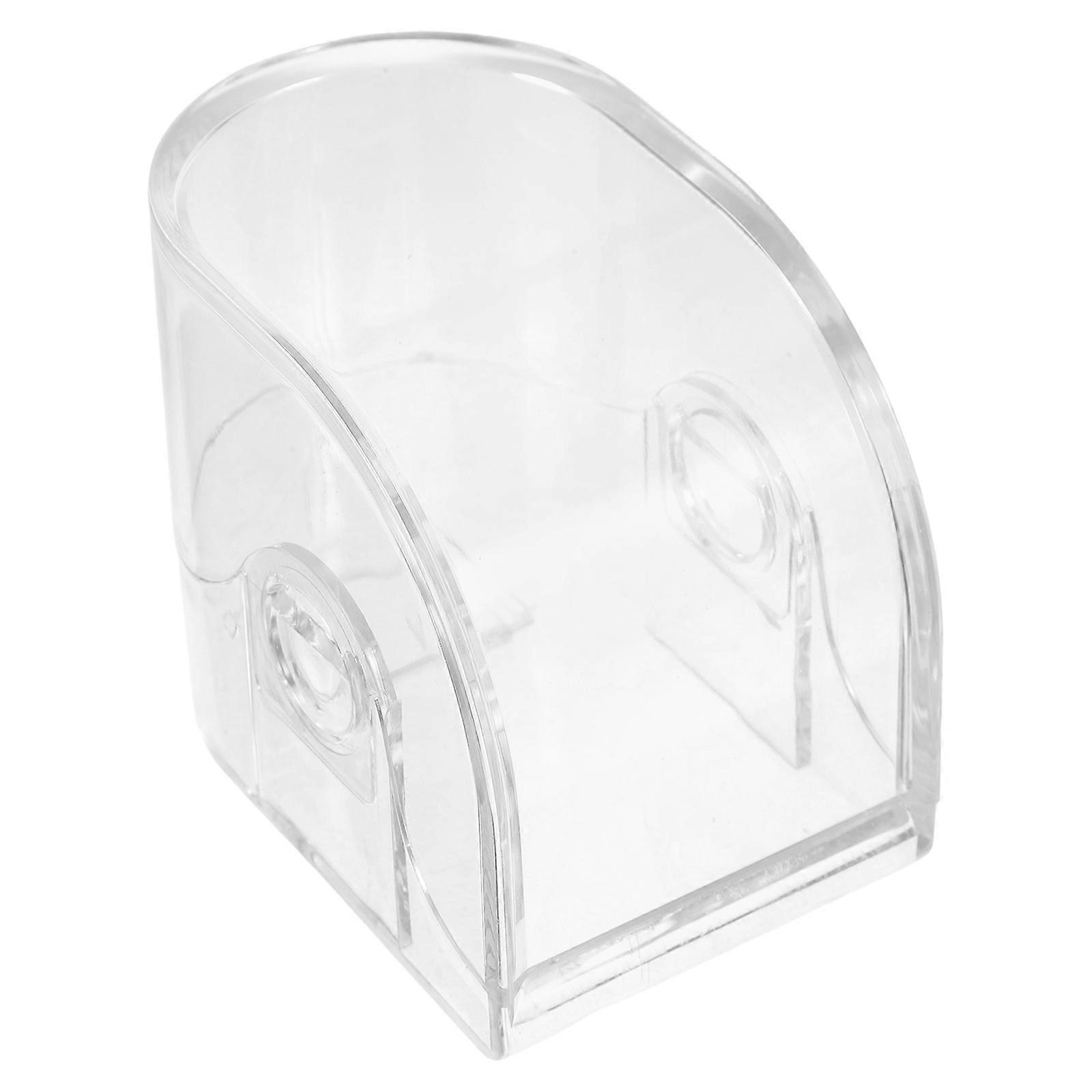 Watch Display Holder Case For In White Square Shape With Function 1Set