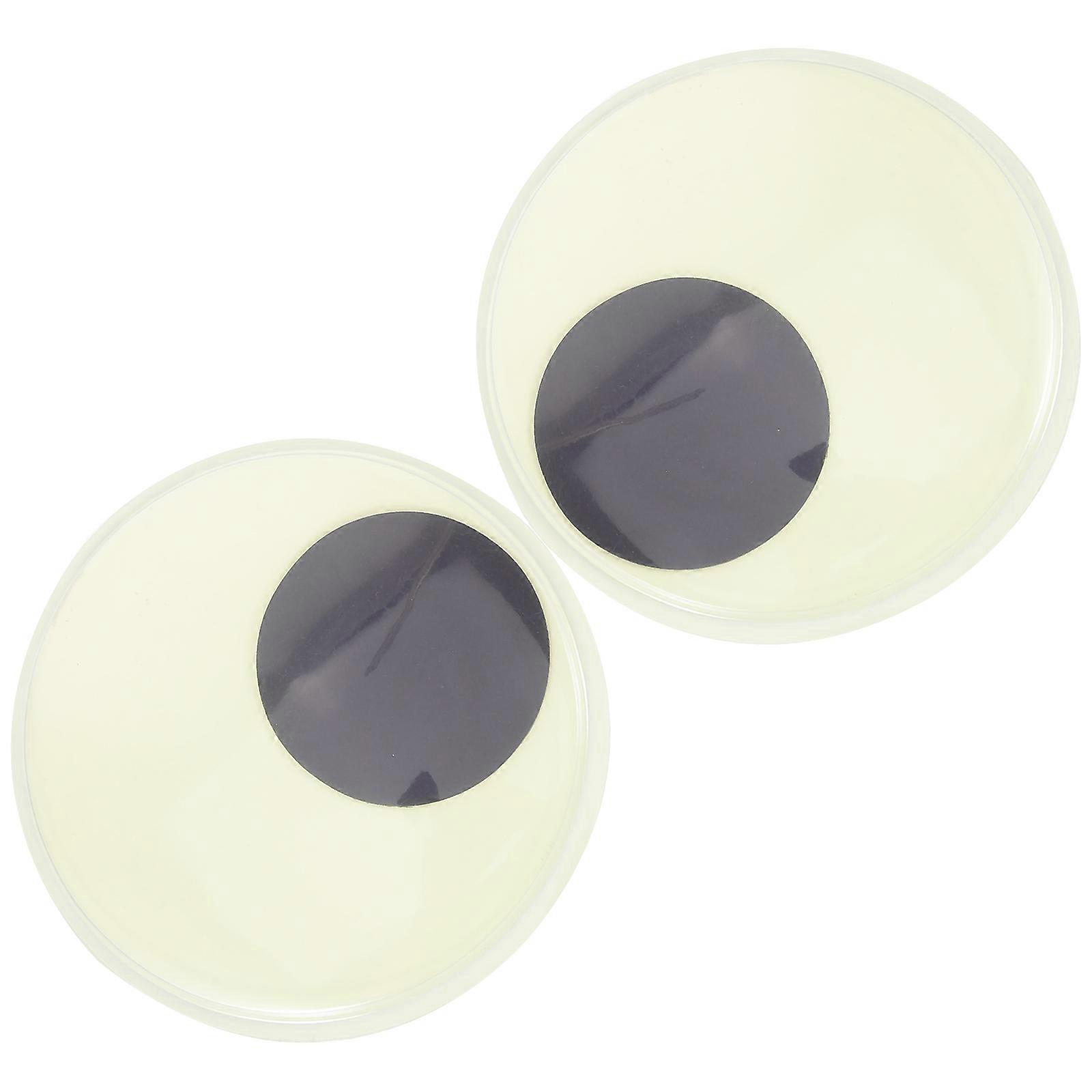 Luminous Doll Eyeballs 2Pcs Multi Color Round Craft Supplies for Artists DIY Projects