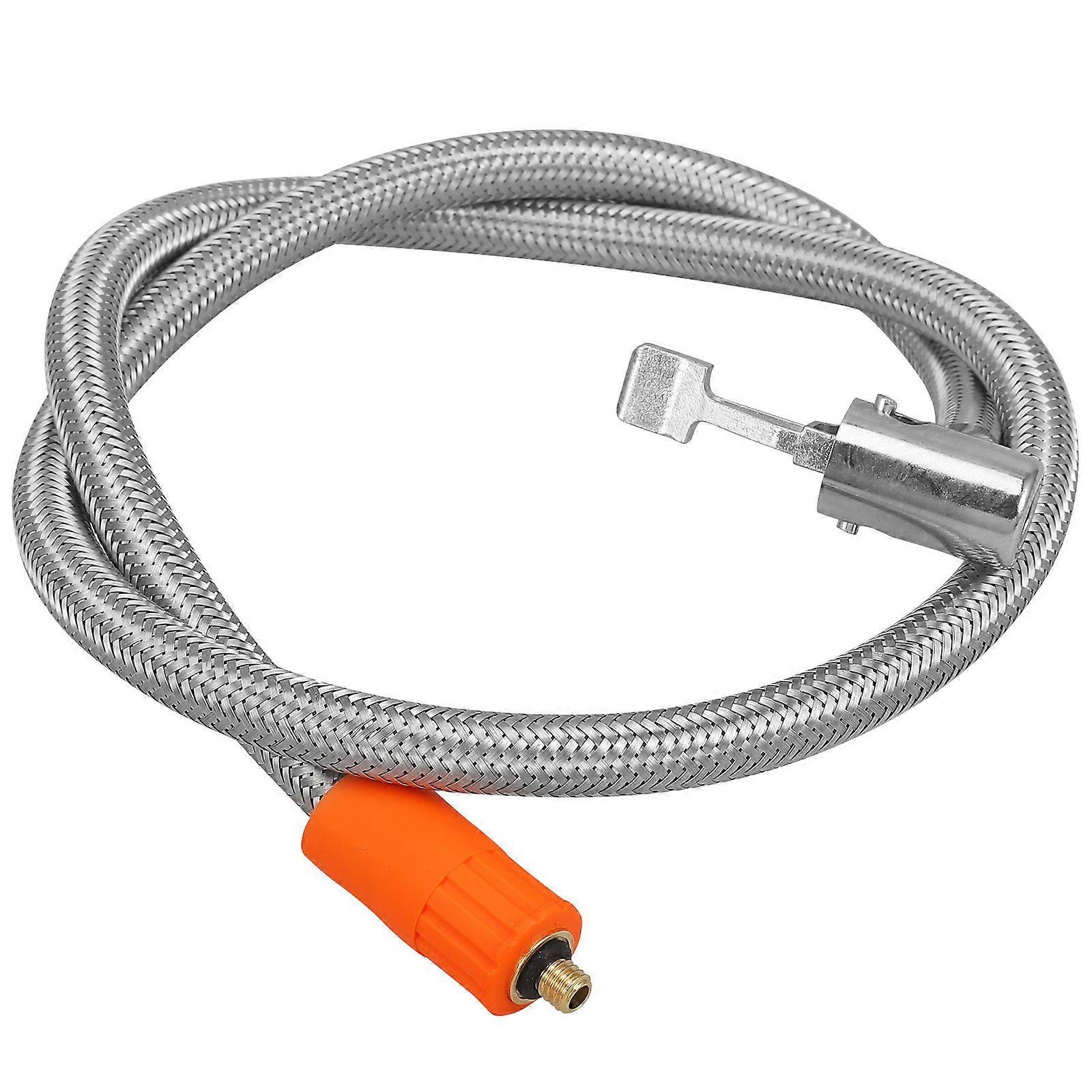 Lightweight Bicycle Extension Hose Inflator Adapter for Quick Tire Inflation, Compatible with Bike and Motorbike Inflators