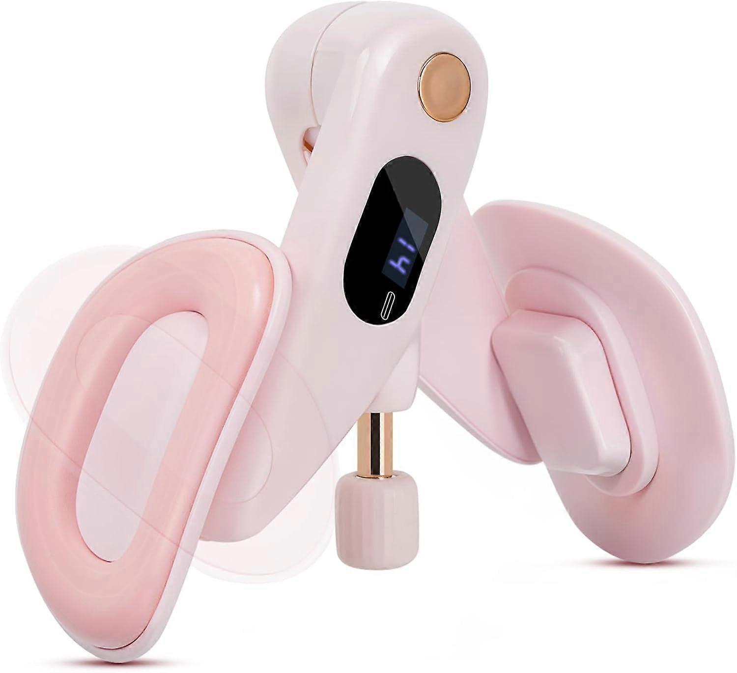 Adjustable Resistance Inner Thigh Exerciser, Kegel Exerciser, Pelvic Floor Trainer, Kegel Trainer for Postpartum Rehabilitation, 360° Rotating Pane