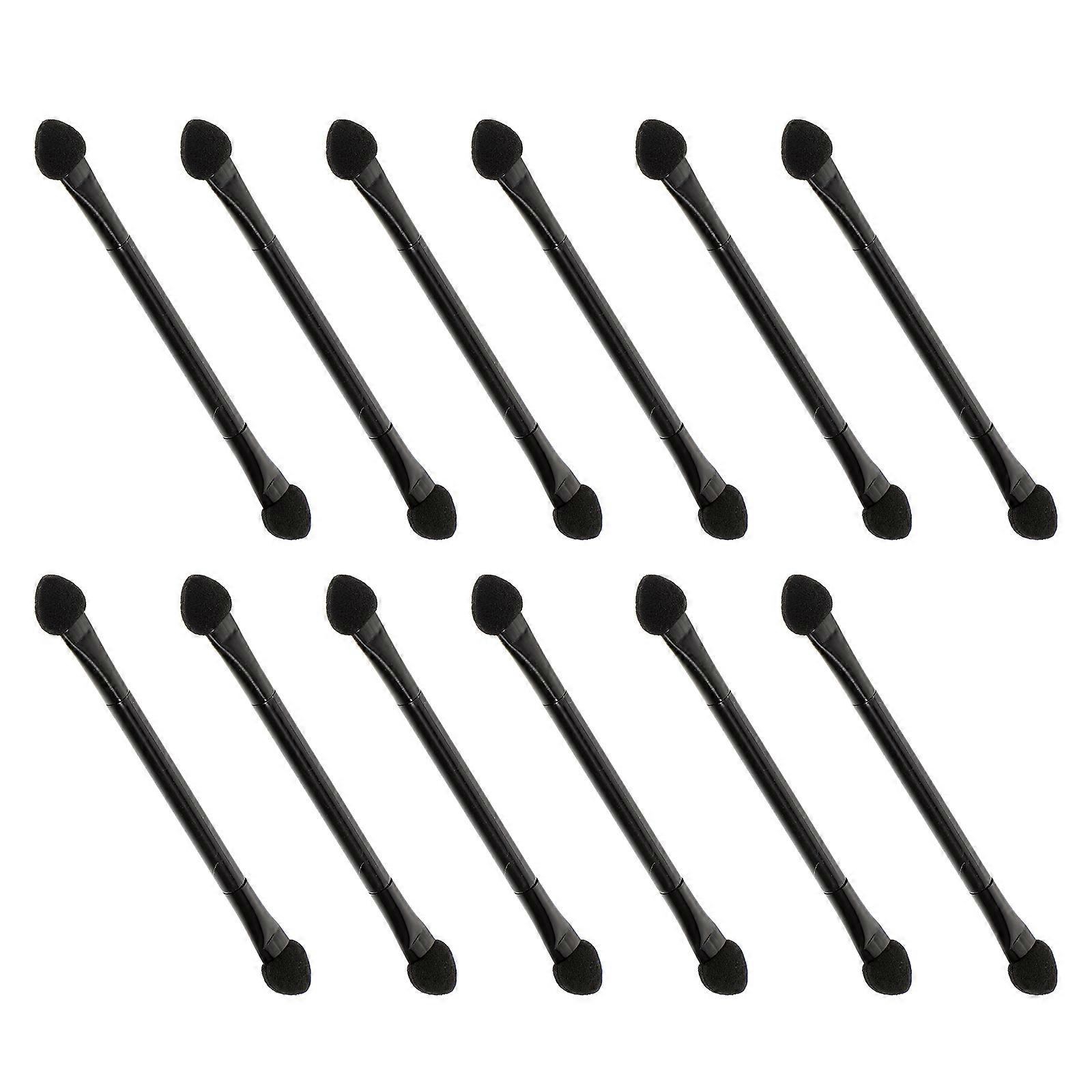 30Pcs Sponge Eye Shadow Stick With Dual Sides For Eyeshadow Application Excellent For Beginners And Makeup Practice Oval Tips