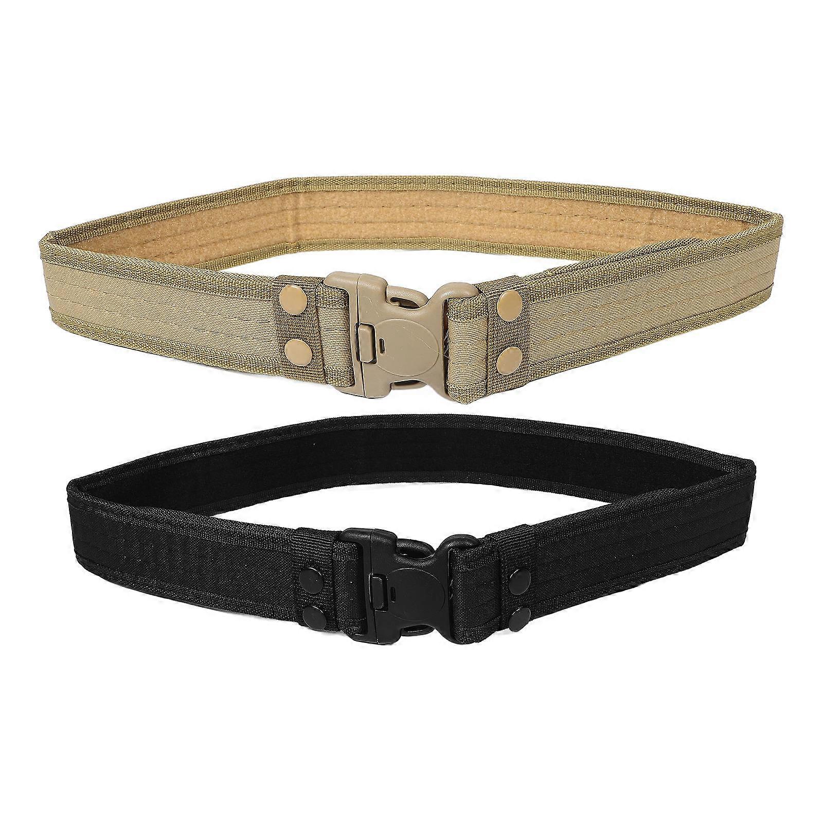 Adjustable Outdoor Utility Work Belt for Camping, Hiking, and Mountaineering – Durable Canvas Waist Belt with Comfortable Fit for Outdoor Activities