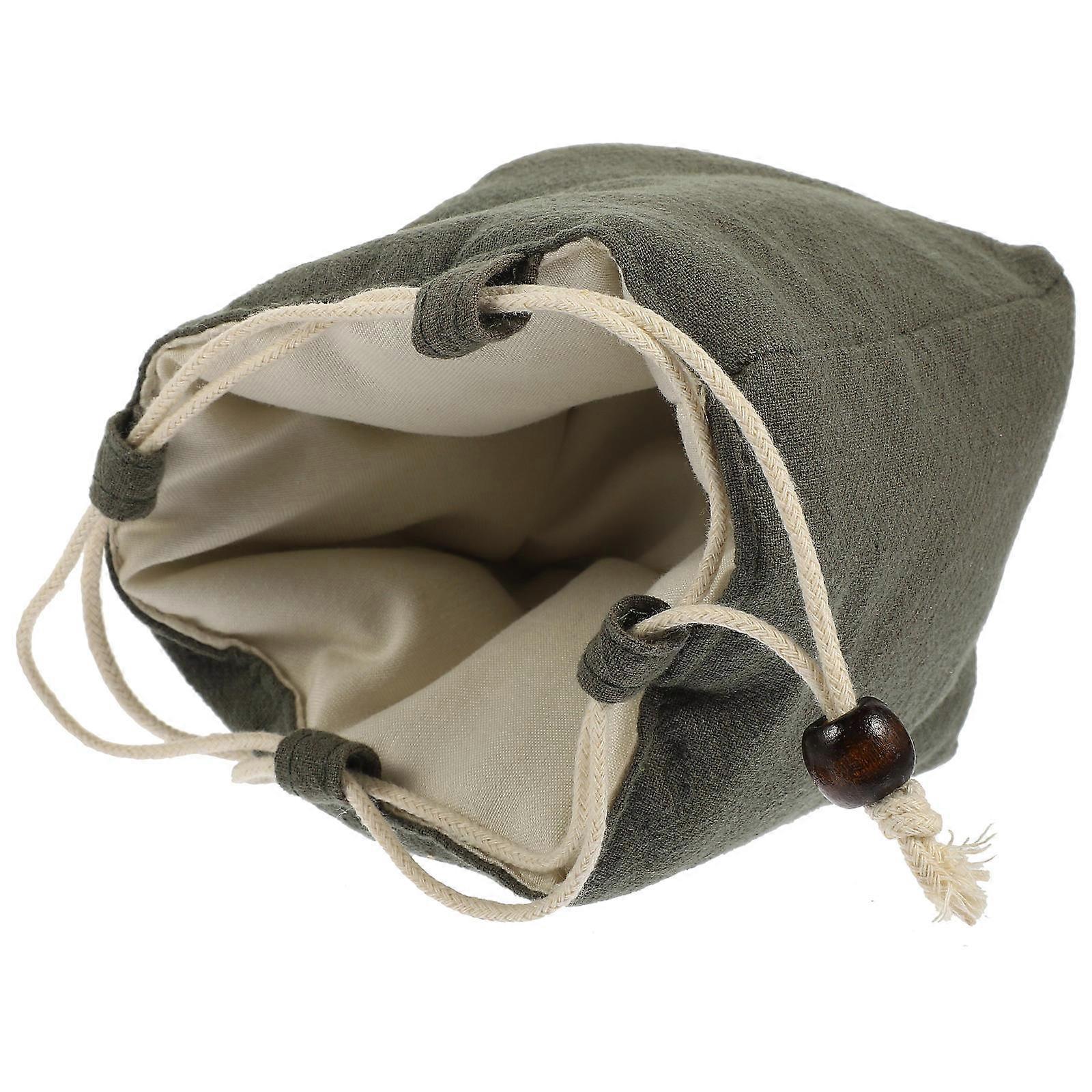 Grey Dog Snack Pouch For Pet Training Carrying Storage Bag 1Pcs Rectangular