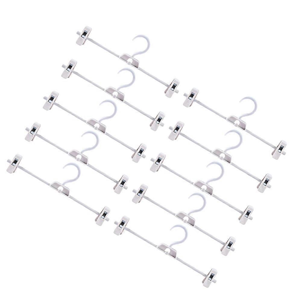 Multiple Pant Hanger Adjustable Clothing Hanger Practical And Reliable 10Pcs