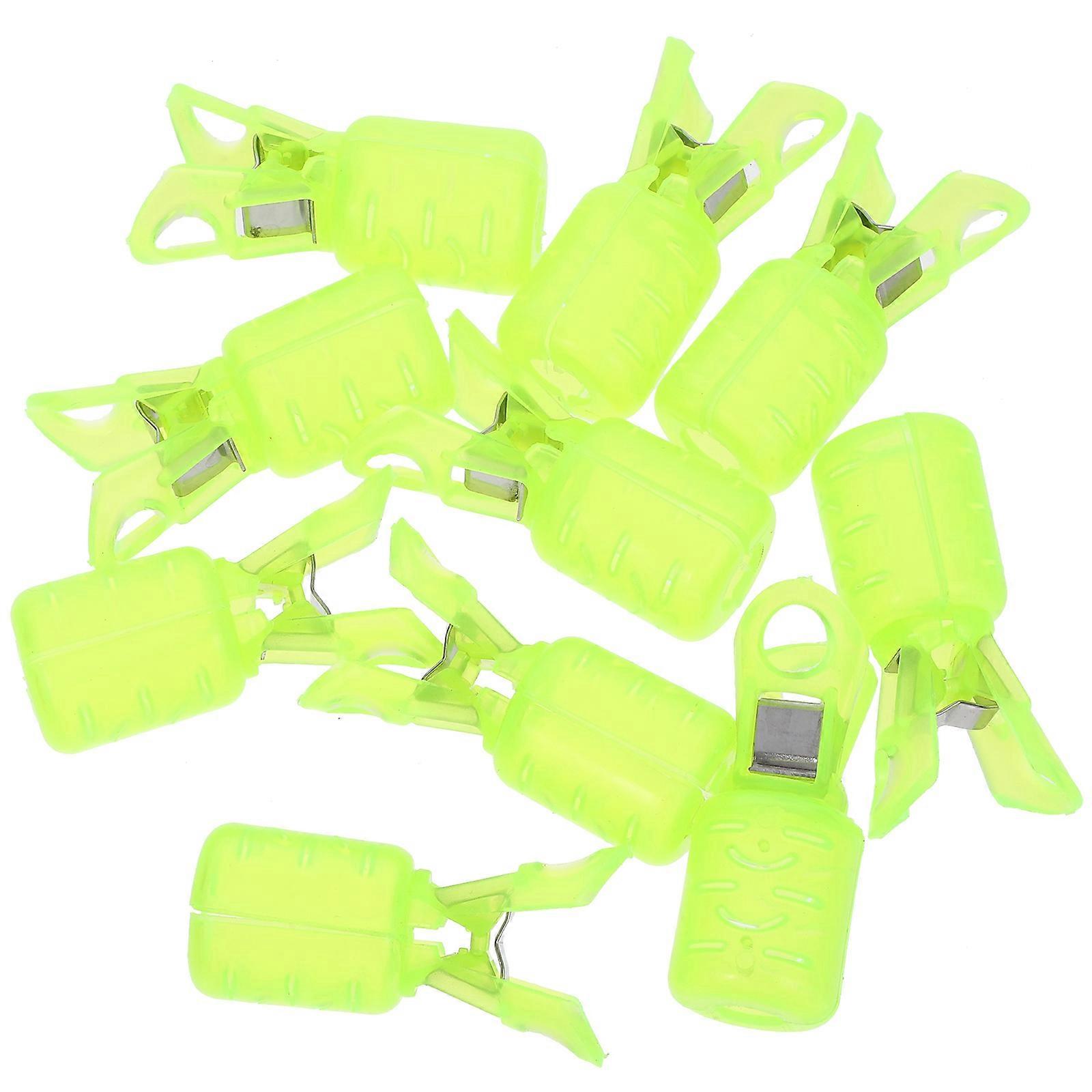 Thicken Hook Cap 10Pcs Yellow Plastic Durable Hook Guard for Fishing Use