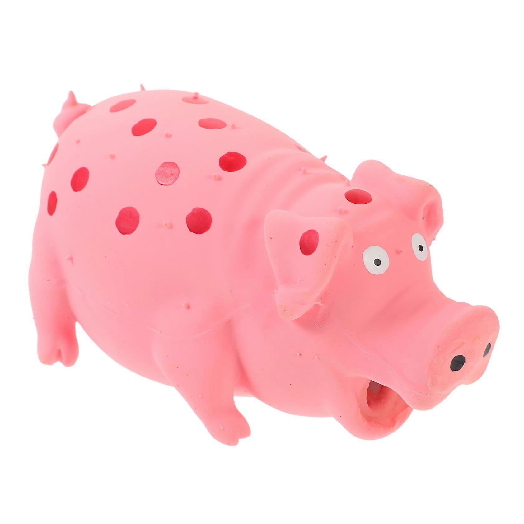 Robust Dog Chew Toy Plush Pig for Small Dogs, Durable Pet Teething Toy, Safe Material for Puppies