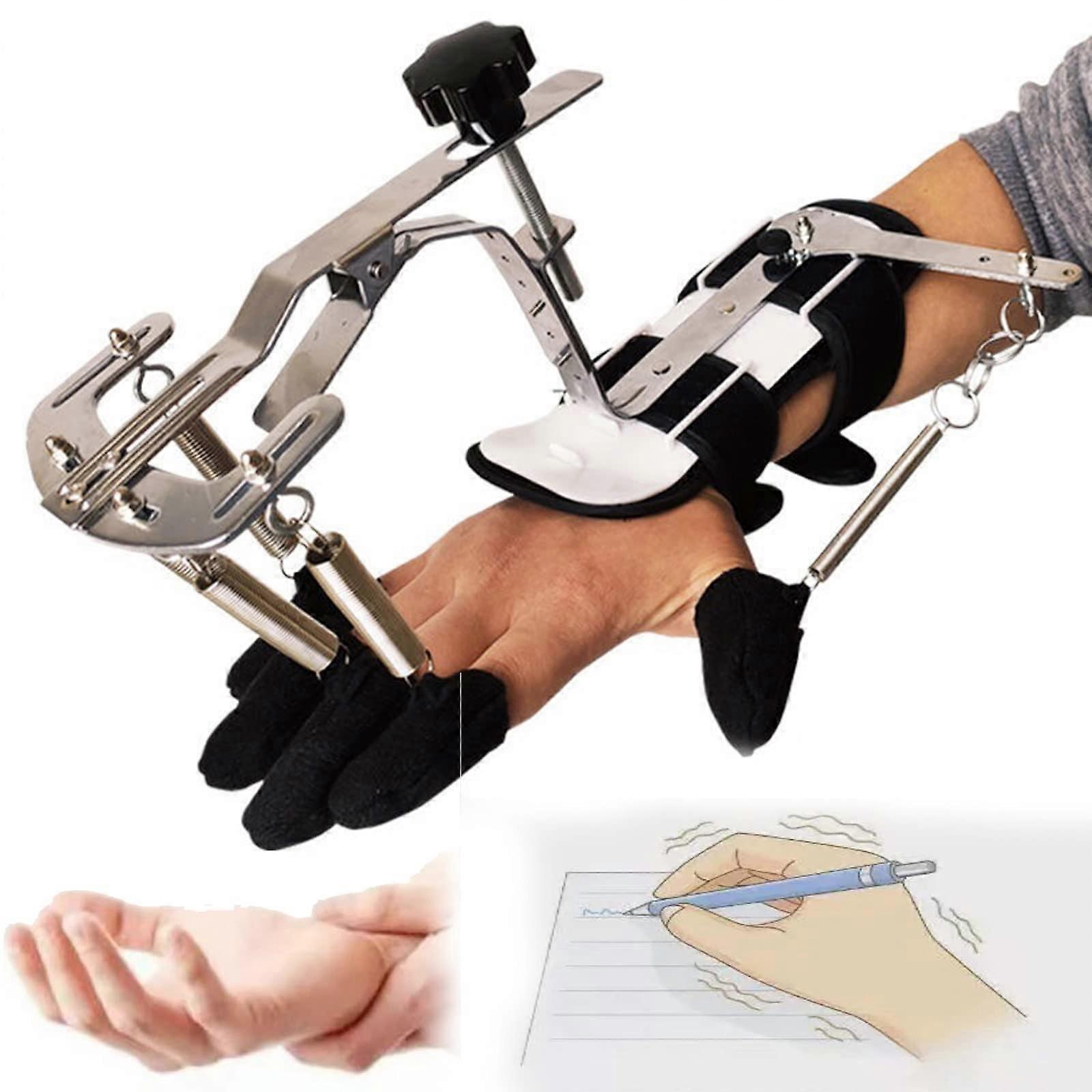 Wrist Finger Correction Multifunctional Orthosis Splints Flex Spasm Extension for Left Right Hand