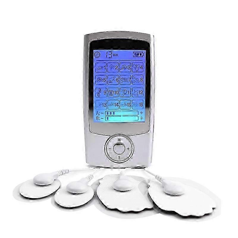 16 Modes Dual Output Body Massage Electric Unit Electronic Massager