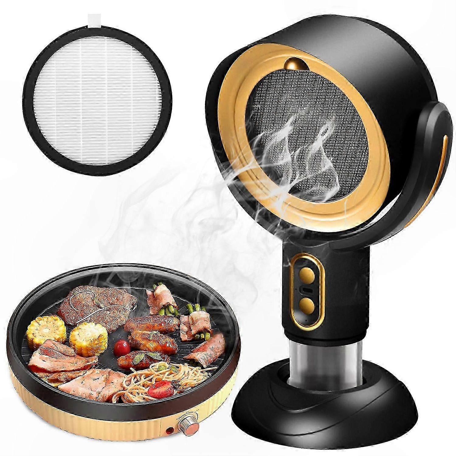 Compact Portable Kitchen Hood with Recirculating Air Extraction Functionality