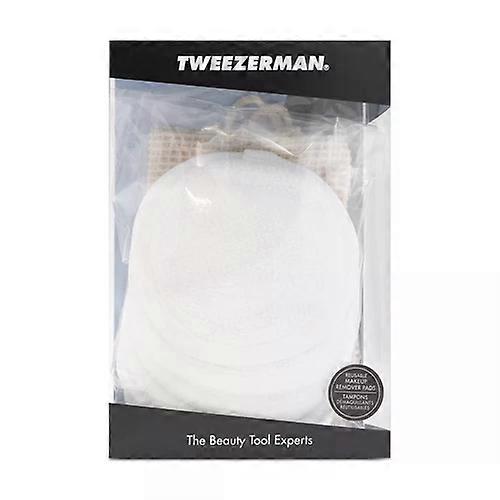 Tweezerman Makeup Remover Pads Reusable - 6 Pads - Multi Use Cleanser