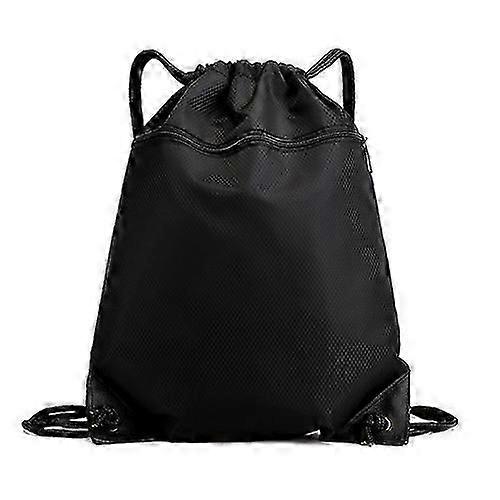 Drawstring Gym Bag With Zip Pocket, Waterproof Drawstring Backpack, For Sports, Gym, Swimming, Travel, School, Beach Holidays