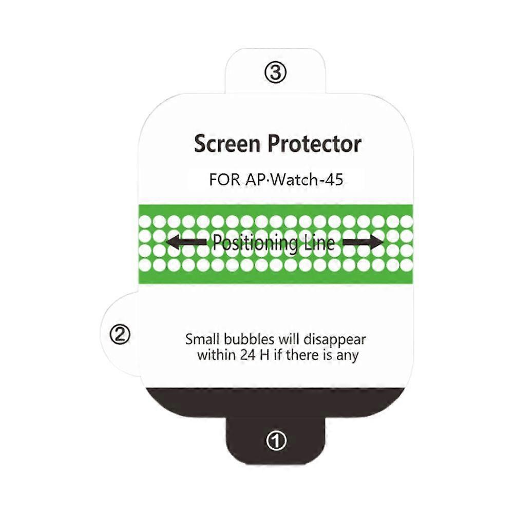 For Apple Watch 10 Screen Protector Full Coverage HD Clear Hydrogel Film Anti Scratch Easy Installation Kit