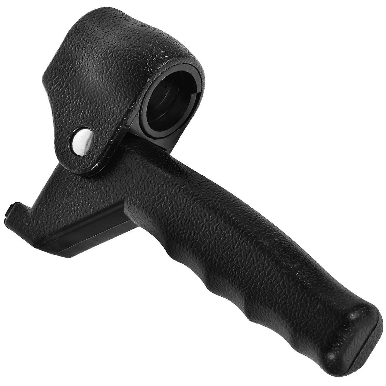 Power Grip Handle Sticks for Women - Ergonomic Black Walking Stick Grips, Replacement Walking Aid Accessory, Plastic Material