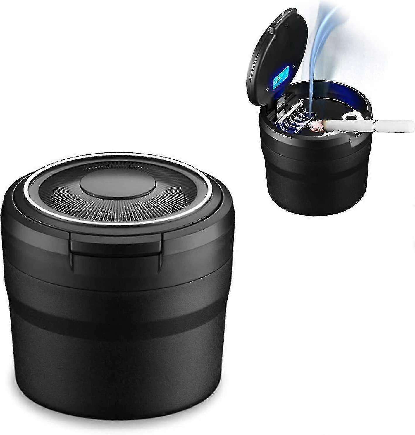 Car Ashtray, 2 Pieces (black) Tw