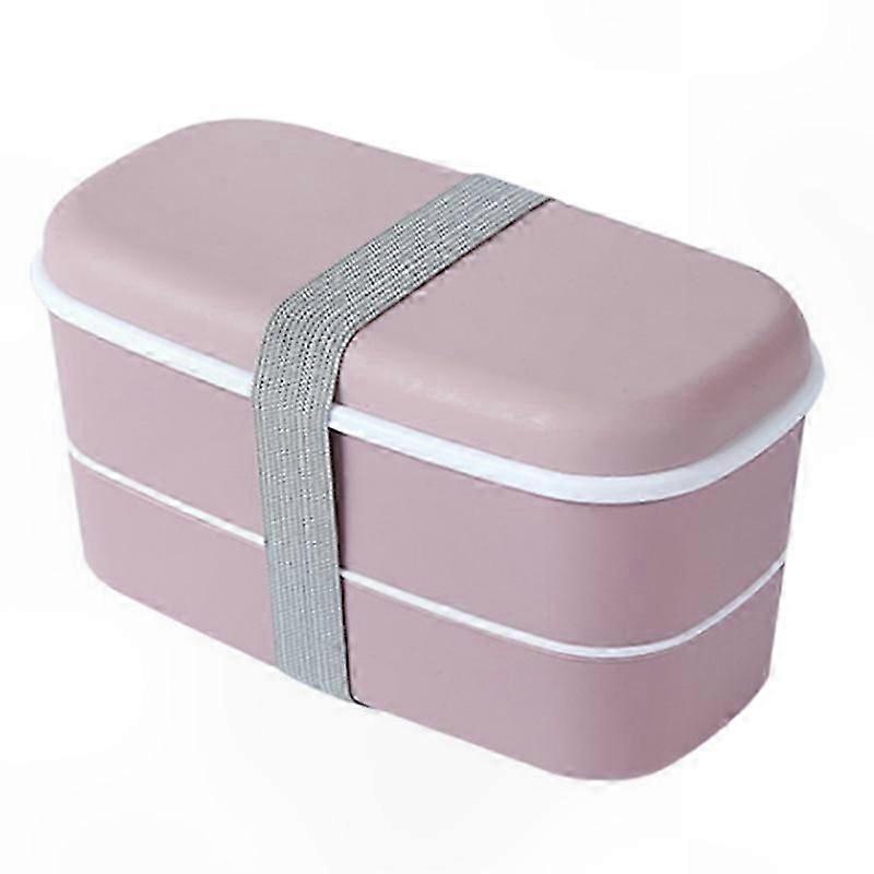 Leakproof 2-Tier Microwave Safe Bento Box with Compartments Insulated Food Container for Meals
