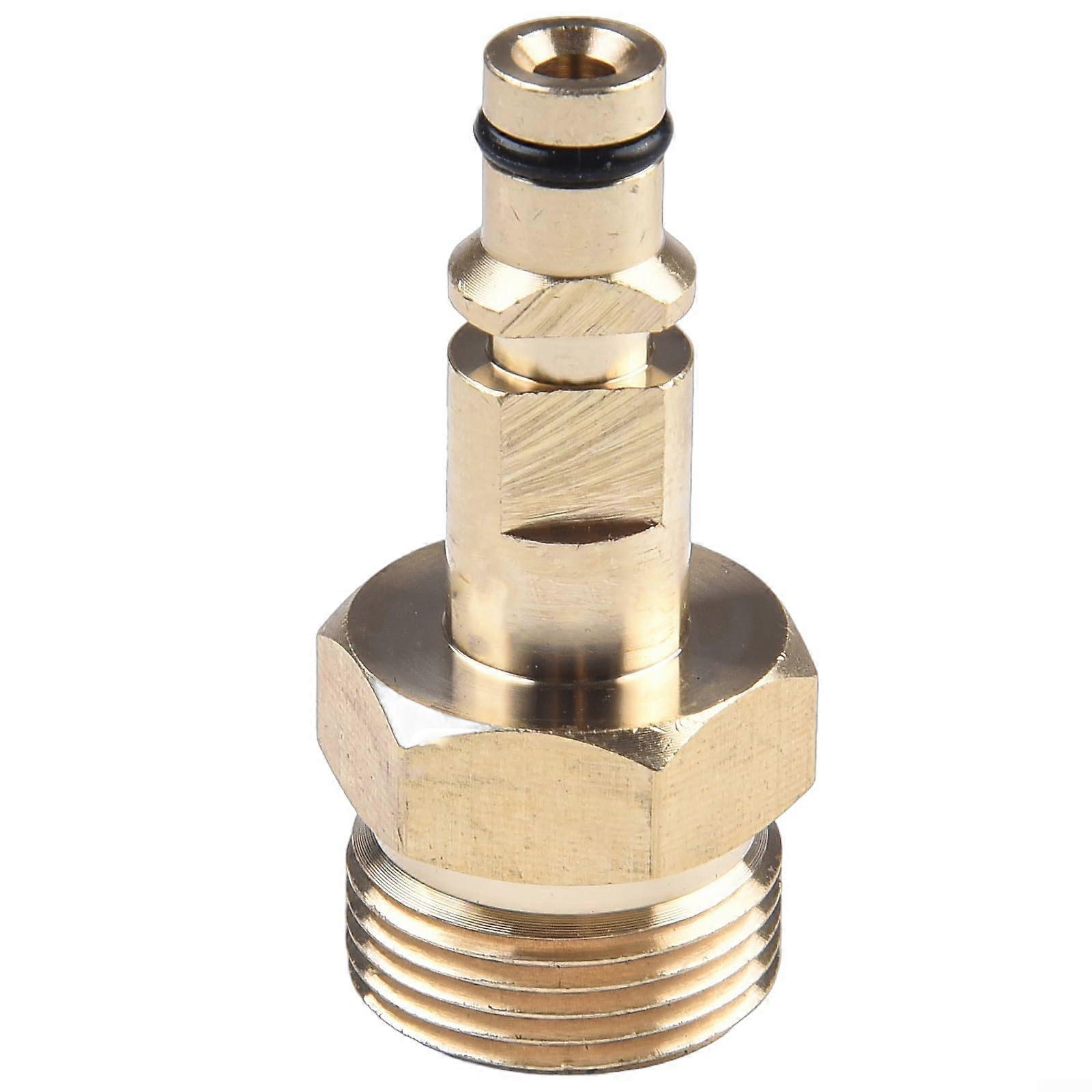 M22 Quick Connect Pressure Washer Adapter Brass Coupling for 3200 PSI High Pressure Hose Connection 1/4 Inch