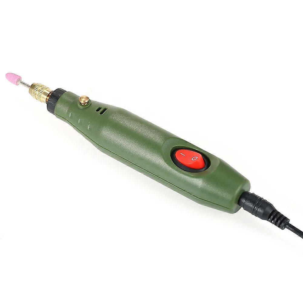 DC12V Multi-functional Mini Electric Grinder Set Electric Drill Grinding Rotary Tool Kit for Milling Polishing Engraving