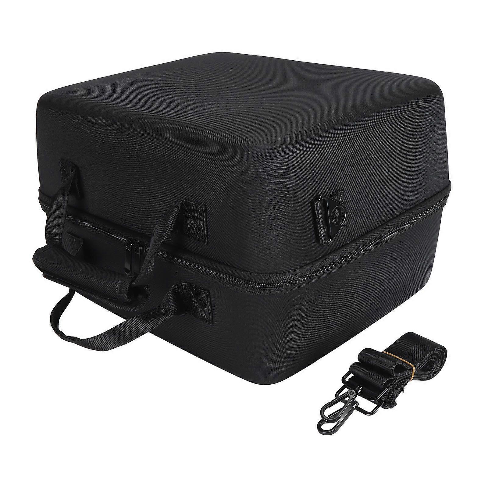 Bluetooth Speaker Carrying Case Waterproof Hard Portable Speaker Storage Bag for S1 PRO Plus Microphone Power Cable Black