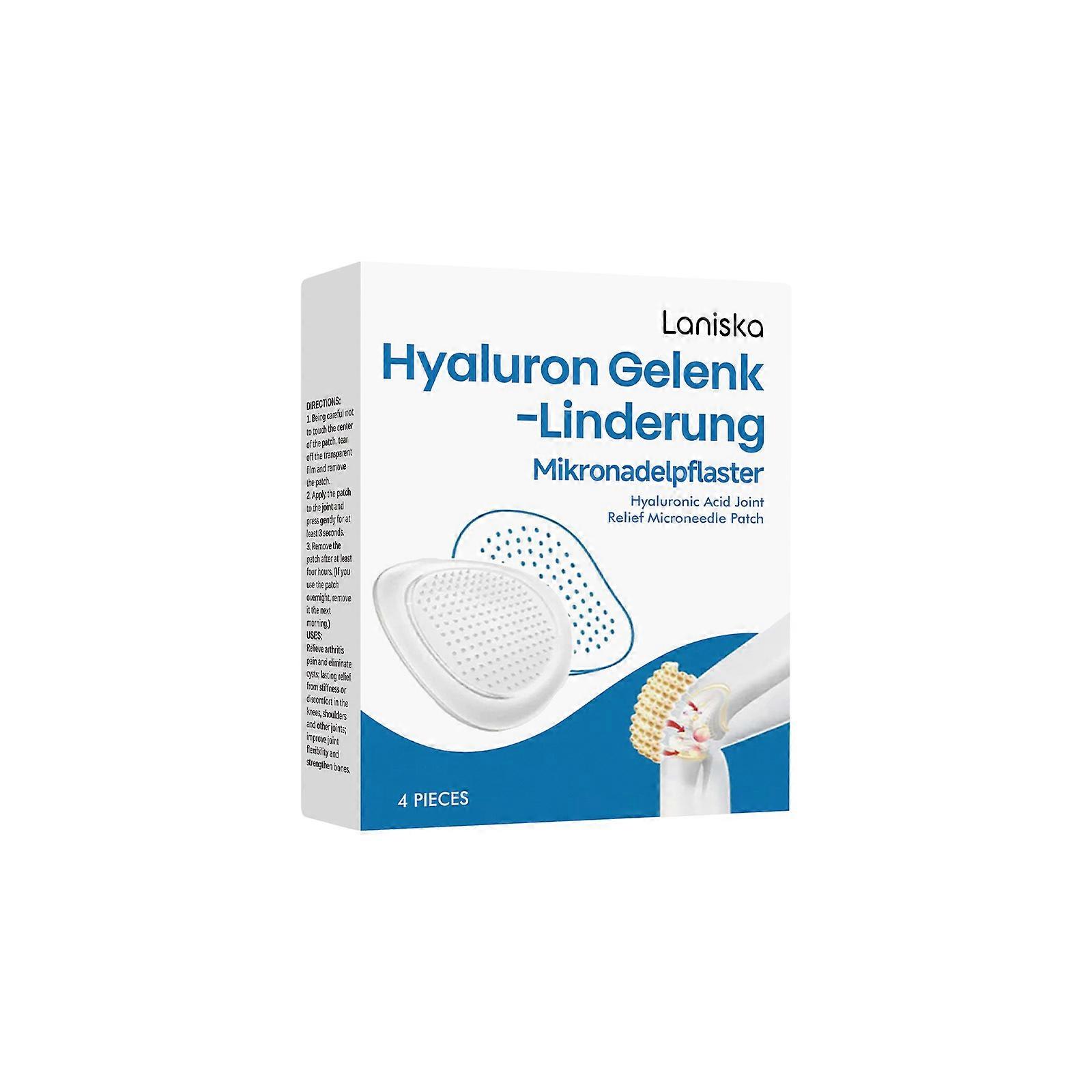 Hyaluron Joint Relief Microneedles Patch Convenient Easy to Use Microneedles Patch for Elderly Active Adults