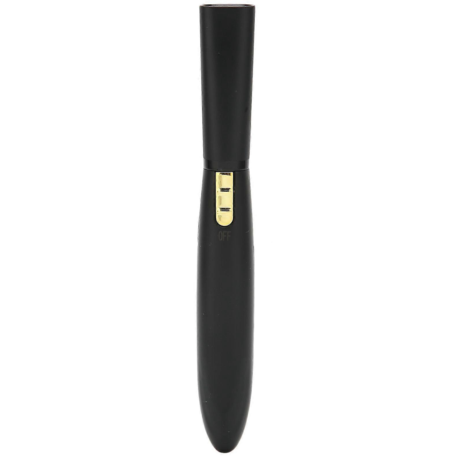 Heated Eyelash Curler Quick Heating Long Lasting Battery Powered Electric Eye Lashes Curler for Make Up ToolBlack