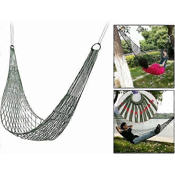 Comfortable corner mesh nylon rope sleeping hammock-Fei Yu