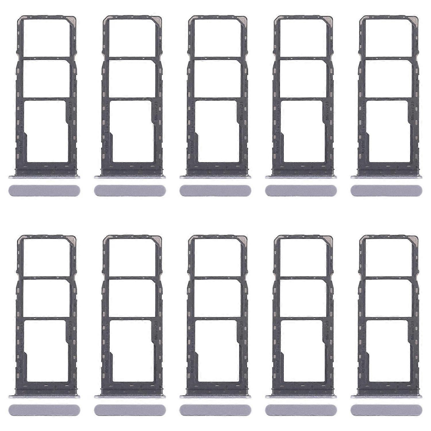 For Realme C65 4G 10pcs COMPATIBLE SIM + Micro SD card tray