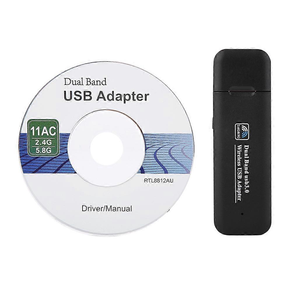 USB3.0 1200M 2.4G 5G Wireless Card Dual Network Band Wifi Adapter for Windows/Linux/MAC