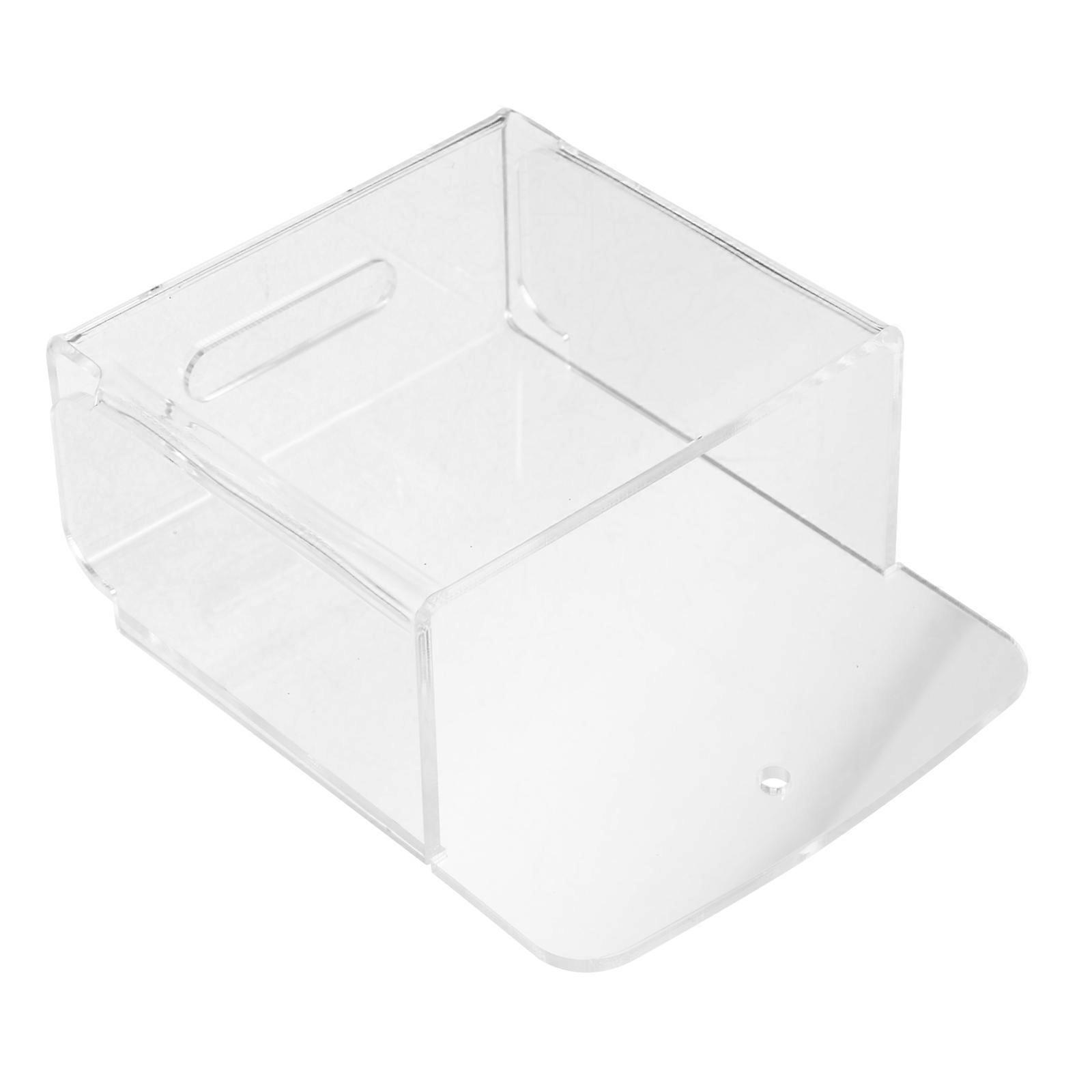 Transparent Acrylic Wall Mounted Phone Holder for Storage Save Space at Home Office 8.5 x 4.2 inches