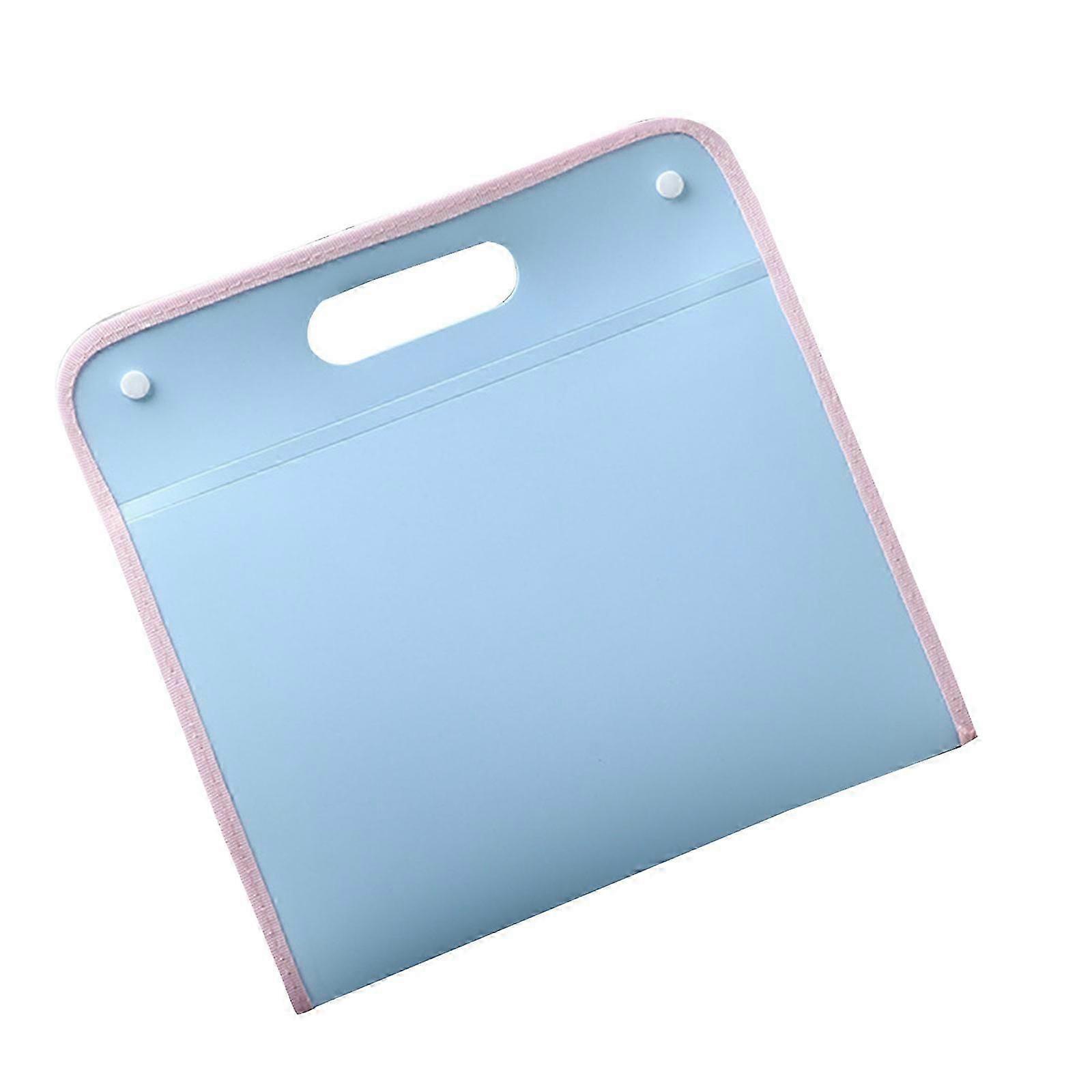 Multi-Layer Expandable A4 13-Pocket Accordion Organizer with Dividers & Handle for School Office